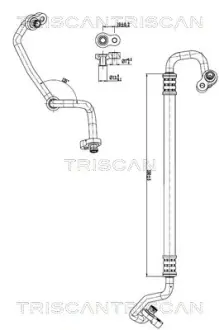 Патрубок TRISCAN 9010 43004