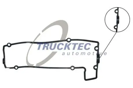 Прокладка клап. крышки (без регулятора) TRUCKTEC 02.10.011