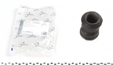 Сайлентблок ресори (задньої) MB 609-814 (30x56.5x86.5) AUTOMOTIVE TRUCKTEC 02.30.403