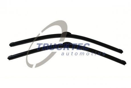 Щітки склоочисника (650/650mm) VW Touareg 02- Aerotwin (безкаркасна) TRUCKTEC 0258411 (фото 1)