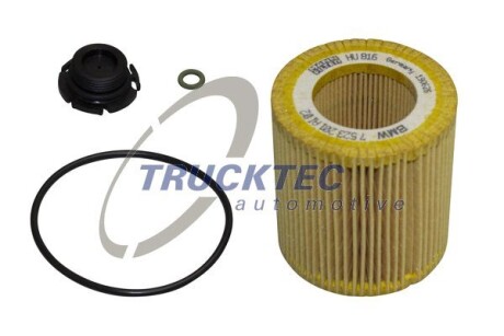 Фільтр масляний BMW 1 (F20/F21)/5 (F10/F11) 2.0 10- (N20) TRUCKTEC 0818037