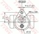 Тормозной цилиндрик TRW BWC157 (фото 2)