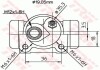 Гальмівний циліндрик TRW BWD300 (фото 2)