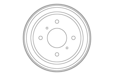 Тормозной барабан TRW DB4554