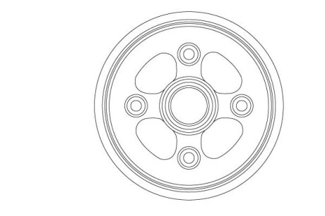 Тормозной барабан TRW DB4555