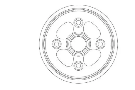Тормозной барабан TRW DB4555