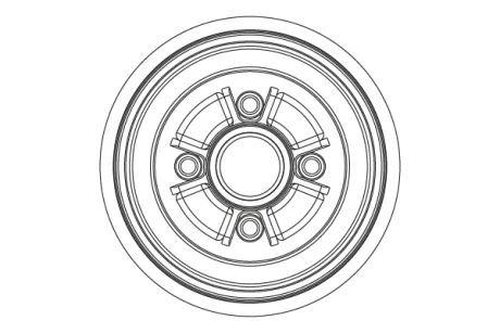 Гальмівний барабан задн (без комплекта підшипників) NISSAN MICRA IV, NOTE 1.2/1.5D 05.10- TRW DB5005