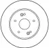 Диск тормозной TRW DF1028 (фото 2)
