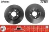 Диск тормозной (1 шт.).) MITSUBISHI - VOLVO Carisma/S40/V40 TRW DF4054 (фото 1)
