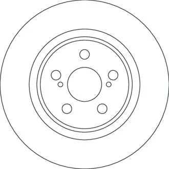 Гальмівний диск TRW DF4641