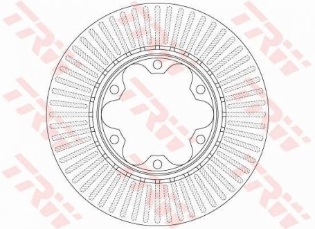 Диск тормозной TRW DF6481 (фото 1)