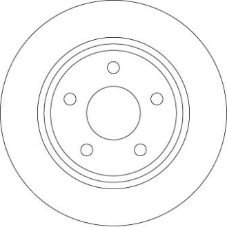 Гальмівний диск TRW DF6556