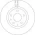 Диск гальмівний (1 шт.) MAZDA 3 &quot;F D=295mm &quot;18&gt;&gt; TRW DF6575 (фото 1)