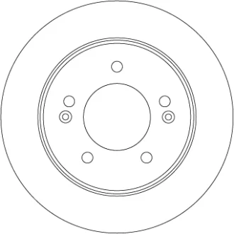 Диск гальмівний задн HYUNDAI CRETA 2.0 01.16-01.21 TRW DF6725
