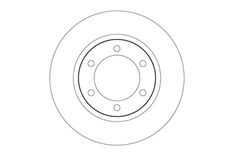 Диск гальмівний передн Лів/Прав TOYOTA FORTUNER, HILUX VII, HILUX VIII 2.4D-4.0 06.04- TRW DF6726S