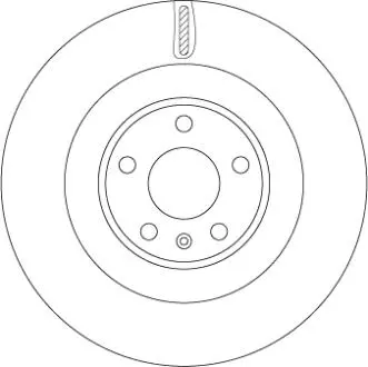 Диск тормозной (задний) Audi A6/A7/A8/Q7/Q8 15- (350x28) PRO+ TRW DF6750S