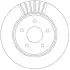 Диск тормозной NISSAN T. X-TRAIL 1,6-2,0 DCI 14- TRW DF6789 (фото 1)