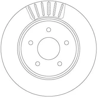 Диск тормозной NISSAN T. X-TRAIL 1,6-2,0 DCI 14- TRW DF6789