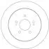 Диск тормозной MITSUBISHI T. GRANDIS 2,0 DI-D/2,4 MIVEC 04-11 TRW DF6909 (фото 1)