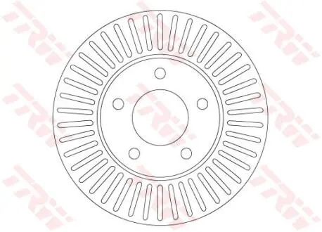 Диск тормозной MAZDA TRIBUTE 00-04 TRW DF6922
