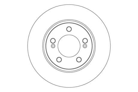 Диск гальмівний передн Лів/Прав SSANGYONG MUSSO, MUSSO GRAND, REXTON 2.0/2.2D 07.17- TRW DF6924S