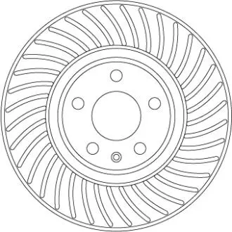 Гальмівний диск TRW DF6950S