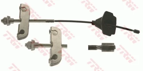 Трос стояночного гальма передн Лів/Прав (306мм/102мм, гальма: диск) FORD MONDEO III 1.8-3.0 10.00-03.07 TRW GCH503