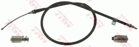 Трос стояночного гальма задн Лів (1540мм/1324мм, гальма: барабан) NISSAN MICRA C+C III, MICRA III 1.0-1.6 01.03-06.10 TRW GCH507