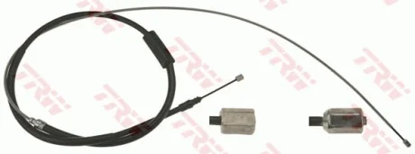 Трос стояночного гальма задн Лів/Прав (2100мм/1080мм, гальма: диск) RENAULT GRAND SCENIC II 1.5D-2.0D 04.04-06.09 TRW GCH520