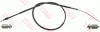 Трос стояночного гальма задн Лів/Прав (1818мм/1547мм, гальма: диск) CITROEN BERLINGO, BERLINGO/MINIVAN, PEUGEOT PARTNER, PARTNER ORIGIN, PARTNER ORIGIN/MINIVAN, PARTNER/MINIVAN 1.4-2.0D 01.99-12.15 TRW GCH576 (фото 1)