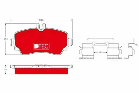Автозапчасть TRW GDB1293DTE