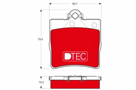 Автозапчасть TRW GDB1335DTE