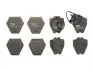 Тормозные колодки дисковые AUDI A6/A6 Quattro/Allroad Quattro/S4 Quattro/S6 Quattro TRW GDB1381 (фото 1)