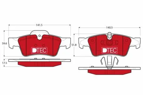 Автозапчасть TRW GDB1643DTE