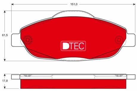 Автозапчасть TRW GDB1761DTE