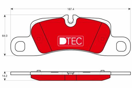 Автозапчасть TRW GDB1839DTE