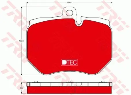 Автозапчасть TRW GDB1848DTE