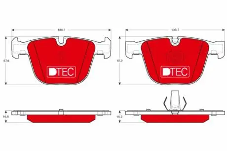 Автозапчасть TRW GDB1892DTE
