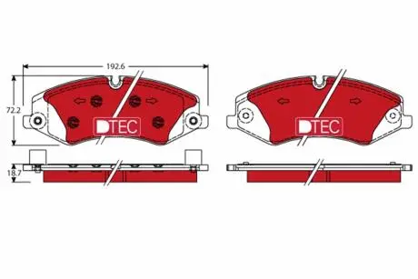 Автозапчасть TRW GDB1898DTE
