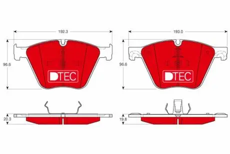 Автозапчасть TRW GDB1964DTE