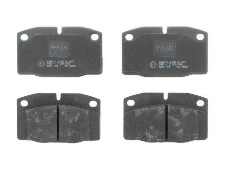 Комплект тормозных колодок для дисковых тормозов. TRW GDB199