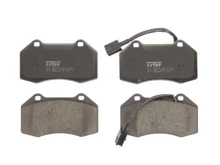 Комплект гальмівних колодок передн, ABARTH GRANDE PUNTO, PUNTO, PUNTO EVO, ALFA ROMEO MITO 1.4 05.08- TRW GDB2045