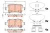Тормозные колодки дисковые OPEL Insignia &quot;R &quot;17&gt;&gt; TRW GDB2184 (фото 1)