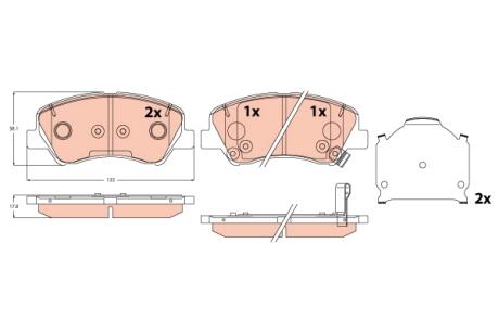 Автозапчасть TRW GDB2310