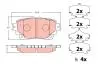 Гальмівні колодки дискові TOYOTA RAV4 \&#039;\&#039;R \&#039;\&#039;18&gt;&gt; TRW GDB2343 (фото 1)