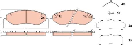 Автозапчасть TRW GDB2474