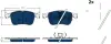 Комплект гальмівних колодок передн ((EN) for electric vehicles), FORD FOCUS IV, KUGA III, PUMA 1.0-2.5H 01.18- TRW GDB2518BTE (фото 1)