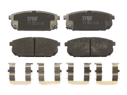Комплект тормозных колодок из 4 шт. дисков TRW GDB3344 (фото 1)