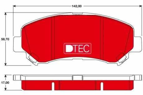 Автозапчасть TRW GDB3467DTE
