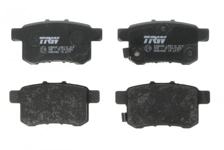 Комплект тормозных колодок для дисковых тормозов. TRW GDB3482 (фото 1)